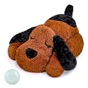 WEOK Heartbeat Puppy for Dogs, Helps for Anxiety Relief and Calming, Stuffed Animal Anxiety Calming Behavioral Puppy Heartbeat Toy Sleep aid for Cats Pets（for Small Breeds）