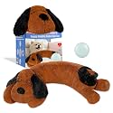 WEOK Puppy Heartbeat Toy for Separation Anxiety Relief, Heartbeat Stuffed Animal Anxiety Calming Behavioral Aid Plush Toy for Dogs Cats Pets