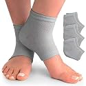 Silicone Gel Heel Socks for Dry Hard Cracked Heel Repair Pad, Swelling &amp; Pain Relief, Cushion Support, Foot Care, Ankle Protection, Plantar Fasciitis for Men and Women- (Multi Colour)