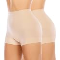 Werena Seamless Shaping Boyshorts Panties for Women Slip Shorts Under Dress Shapewear Shorts
