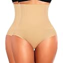 Werena Tummy Control Shapewear Panties For Women Seamless High Waist Shaping Body Shaper Girdle Underwear