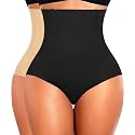 Werena Tummy Control Shapewear Panties For Women Seamless High Waist Shaping Body Shaper Girdle Underwear