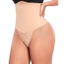 Werena Tummy Control Thong Shapewear for Women Lace Shaping Thong Girdle