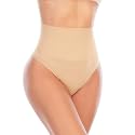 Werena Tummy Control Thong Shapewear for Women Seamless Shaping Novelty Thong Panties Body Shaper Underwear