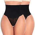 Werena Tummy Control Thong Shapewear for Women Lace Shaping Thong Girdle