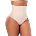 Werena Tummy Control Thong Shapewear for Women Seamless Shaping Novelty Thong Panties Body Shaper Underwear