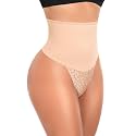 Werena Thong Shapewear for Women Mid High Waisted Shaper Panties Girdle