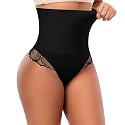 Werena Tummy Control Thong Shapewear for Women High Waisted Body Shaper Panties Shaping Thong Girdle Underwear