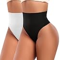 Werena Tummy Control Thong Shapewear for Women Seamless Shaping Novelty Thong Panties Body Shaper Underwear
