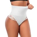 Werena Tummy Control Thong Shapewear for Women High Waisted Body Shaper Panties Shaping Thong Girdle Underwear