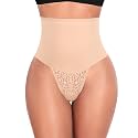 Werena Tummy Control Thong Shapewear for Women Lace Shaping Thong Girdle