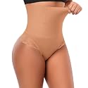Werena Tummy Control Thong Shapewear for Women High Waisted Body Shaper Panties Shaping Thong Girdle Underwear