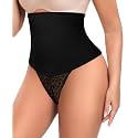 Werena Tummy Control Thong Shapewear for Women Lace Shaping Thong Girdle