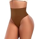 Werena Tummy Control Thong Shapewear for Women Seamless Shaping Novelty Thong Panties Body Shaper Underwear