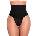 Werena Tummy Control Thong Shapewear for Women Lace Shaping Thong Girdle