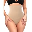 Werena Thong Shapewear for Women Mid High Waisted Shaper Panties Girdle