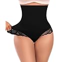 Werena Tummy Control Thong Shapewear for Women High Waisted Body Shaper Panties Shaping Thong Girdle Underwear