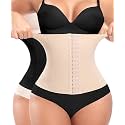 Werena Waist Trainer for Women Corset Shapewear Tummy Control Slimming Body Shaper Girdle Waist Cincher Belly Band
