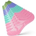wernies 8 Pairs No Show Socks Women Low Cut Ankle Socks for Women