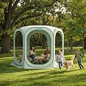 Werph 10x10 Pop Up Screen Tent, Mosquito Net Gazebo, UV Resistant, Green