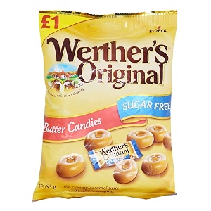 werther39s original sugar free butter candies - 65g