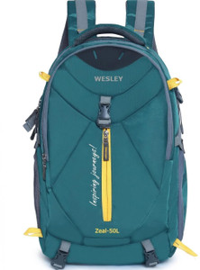 wesley zeal hiking 50 l laptop backpack