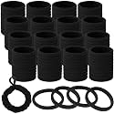 Wesnoy 120 Pcs Weaving Loom Refill Loops for 10'' Potholder Loom,Black