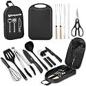Wesqunie Camping Cooking Utensils Set, Cookware Set for Outdoor Hiking BBQ