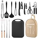 Wesqunie Camping Cooking Utensils Set, Cookware Set for Outdoor Hiking BBQ