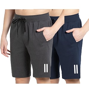 west gate clothing plus sizes men39s cotton knee length shorts  casual and night wear mens shorts  a1