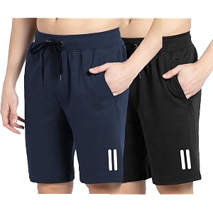 west gate clothing plus sizes men39s cotton knee length shorts  casual and night wear mens shorts  a1