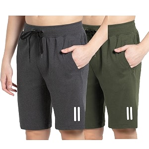 west gate clothing plus sizes men39s cotton knee length shorts  casual and night wear mens shorts  a1