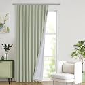 WEST LAKE Soft Green Pinch Pleated Curtain Panels for Bedroom 108 Inch