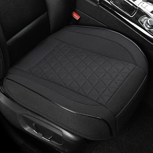 west llama linen front car seat cover protector anti-slip bottom seat cover fits 95 of vehicleswrapping around the bottomtriangular patternblack-2pcs
