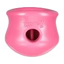 WEST PAW Zogoflex Toppl Interactive Treat Dispensing Puzzle Dog Toy for Mental Stimulation &amp; Enrichment-Holds Kibble &amp; Treats-Lickable, Freezable &amp; Dishwasher Safe-Made in USA-Small-Geranium