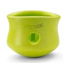 WEST PAW Zogoflex Toppl Interactive Treat Dispensing Puzzle Dog Toy for Mental Stimulation &amp; Enrichment-Holds Kibble &amp; Treats-Lickable, Freezable &amp; Dishwasher Safe-Made in USA-XL-Granny Smith Green