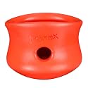 WEST PAW Zogoflex Toppl Interactive Treat Dispensing Puzzle Dog Toy for Mental Stimulation &amp; Enrichment-Holds Kibble &amp; Treats-Lickable, Freezable &amp; Dishwasher Safe-Made in USA-XL-Cardinal Red