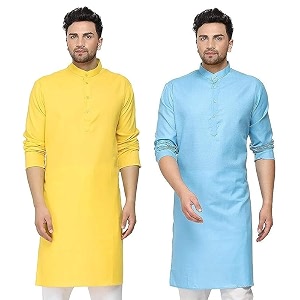 WESTCORE Mens Cotton Kurta Combo - Pack