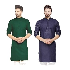 WESTCORE Mens Cotton Kurta Combo - Pack