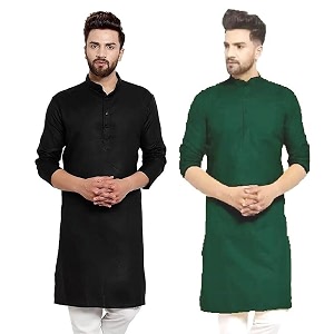 WESTCORE Mens Cotton Kurta Combo - Pack