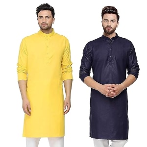 WESTCORE Mens Cotton Kurta Combo - Pack