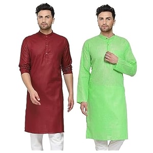 WESTCORE Mens Cotton Kurta Combo - Pack