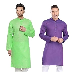WESTCORE Mens Cotton Kurta Combo - Pack