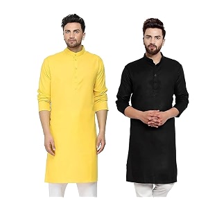 WESTCORE Mens Cotton Kurta Combo - Pack