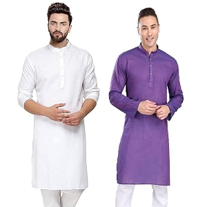 WESTCORE Mens Cotton Kurta Combo - Pack