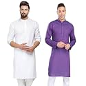 WESTCORE Men39s Cotton Kurta Combo - Pack