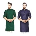 WESTCORE Men39s Cotton Kurta Combo - Pack