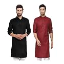 WESTCORE Men39s Cotton Kurta Combo - Pack