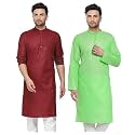 WESTCORE Men39s Cotton Kurta Combo - Pack