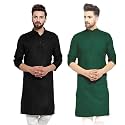 WESTCORE Men39s Cotton Kurta Combo - Pack